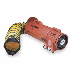 Plastic Com-Pax-Ial Blowers w/Canisters, 1/4 hp, 12 VDC, 25 ft. Ducting - 037-9536-25 - Allegro