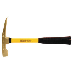 Bricklayer's Hammers, 1 1/2 lb, 14 in L - 065-H-10FG - Ampco Safety Tools
