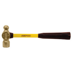 Engineers Ball Peen Hammers, 1 1/2 lb, 14 in L - 065-H-3FG - Ampco Safety Tools