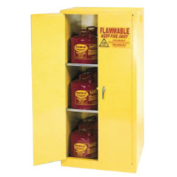 Flammable Liquid Storage, Manual-Closing Cabinet, 60 Gallon - 258-1962X - Eagle Mfg