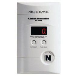 AC Powered Plug-In Carbon Monoxide Alarm, Electrochemical - 408-900-0076-01 - Kidde