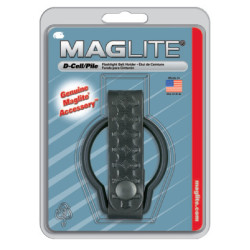 Belt Holders, For Use With D-Cell Flashlights, Basketweave Leather, Black - 459-ASXD056 - MAG-Lite