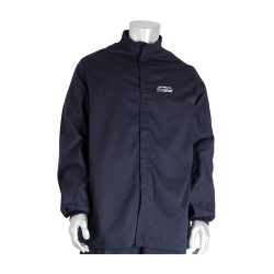 25 Cal FR Jacket, Multi Layer, Cotton, NFPA 70E/ASTM F1506, Navy