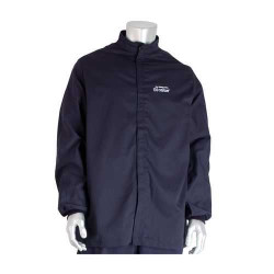 100 Cal FR Jacket, Multi Layer, Cotton, NFPA 70E/ASTM F1506, Navy